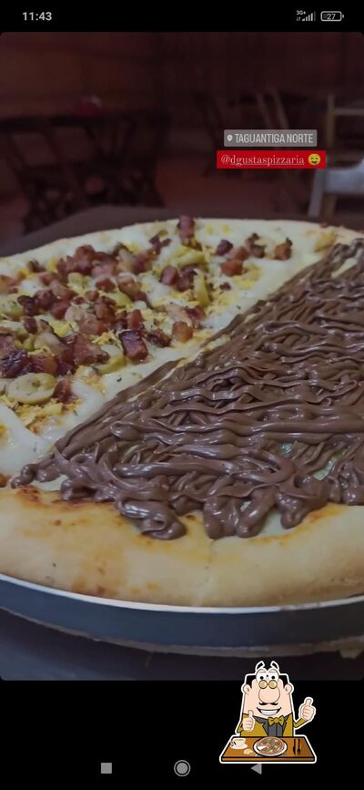 No D’GUSTAS PIZZARIA, você pode desfrutar de pizza
