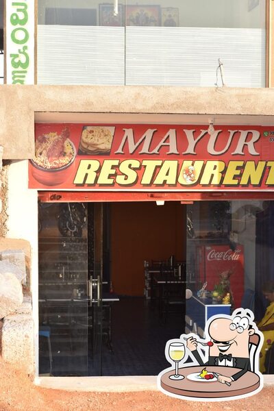 Food at Mayur restaurant