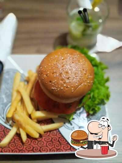 Peça um dos hambúrgueres servidos no Jora's burger
