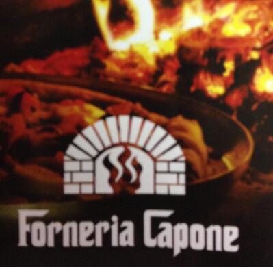 A publicidade apresenta informações sobre o Forneria Capone