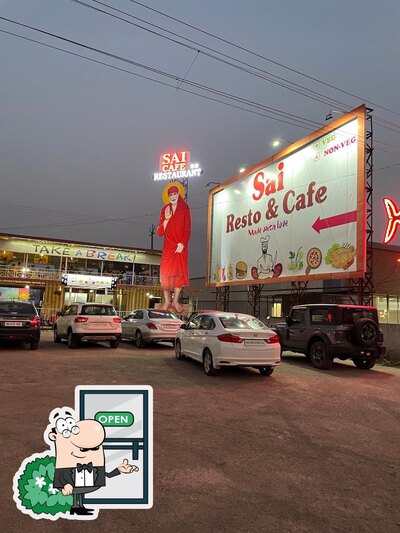 Check out the exterior of Sai restaurant and cafe