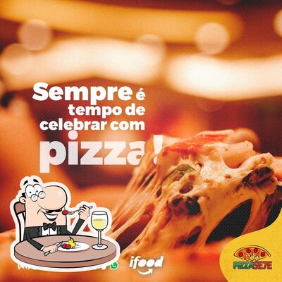 Comida em Pizza Sete