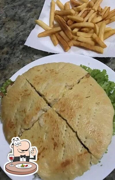 Comida em A mega esfiha o endereço do sabor