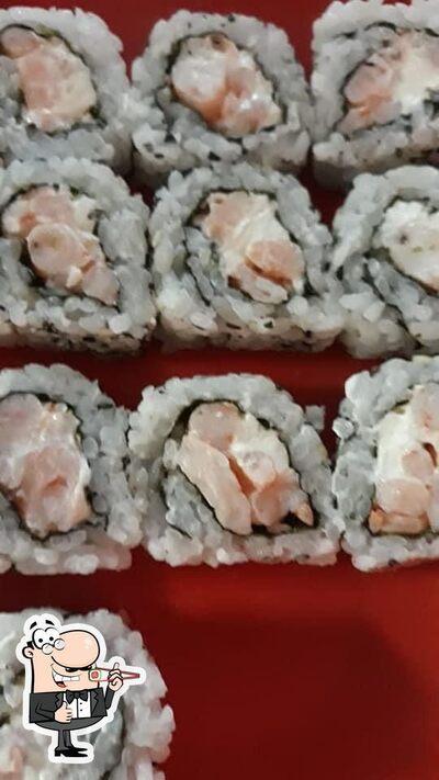 Escolha diferentes opções de sushi