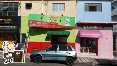 a área exterior é uma característica importante do La Pizzarella
