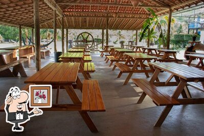 O interior do Sítio Vó Regina Piscinas, almoço, Lazer, área de camping, retiro, pousada, Aluguel de casa, trilha ecológica -