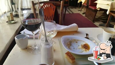 You can enjoy a drink from the menu