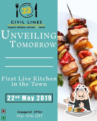 Meals at 22 Civil Lines