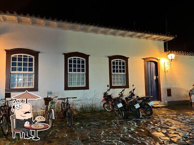Você pode espairecer no exterior RESTAURANTE AL'MAR PARATY