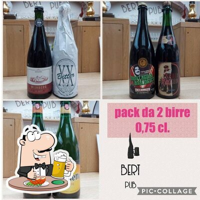 Puoi prenderti un rinfrescante bicchiere di birra chiara o scura