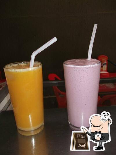 Você pode pedir uma bebida do menu