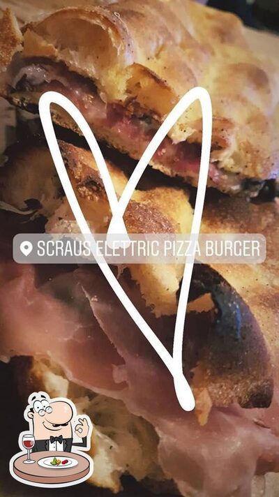 Cibo al Scraus elettric pizza burger