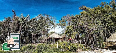 O exterior do Berçario das ostras