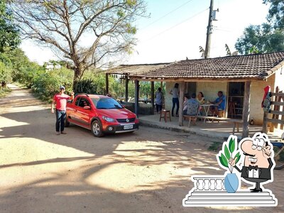 a parte exterior é uma característica importante do Bar e Restaurante da Tieta