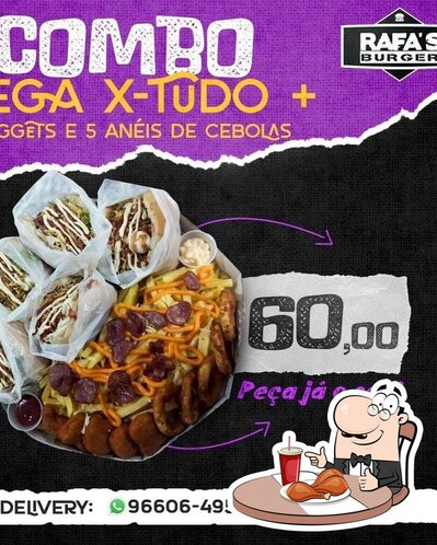 Platos en Rafa's Burguer