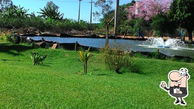 O exterior do Pesqueiro Pouso da Águia