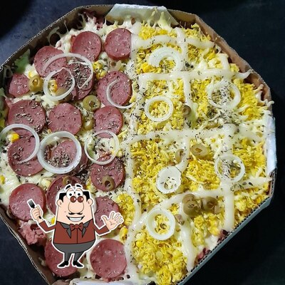 Comida em Pizzaria e sorveteria brasil