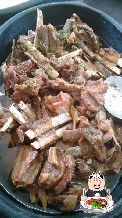 Há uma seleção de opções para os amantes da carne