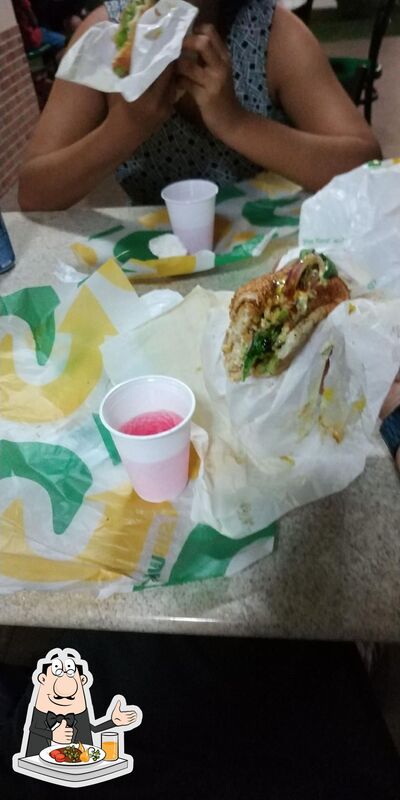 Comida em Subway