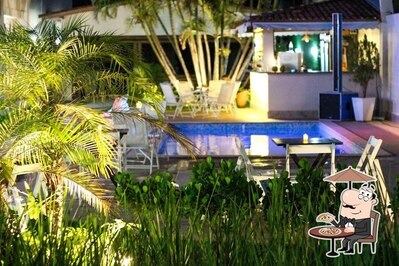 o exterior é uma característica importante do Diver Pousada e Restaurante
