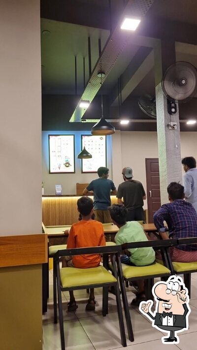 The interior of Burger Delight