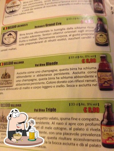 Profitez d'une bière avec votre dîner