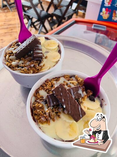 Não esqueça de pedir uma sobremesa no Pit Stop Açaí e Sorvetes