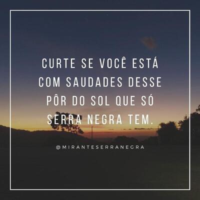 Olhe as informações sobre o Mirante Serra Negra Bar E Restaurante