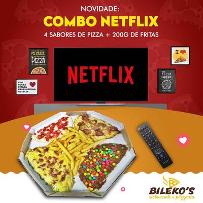 A publicidade apresenta informações sobre o Bileko's