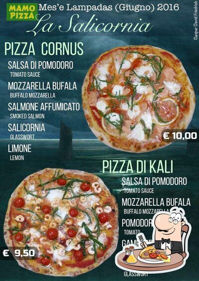 Scegli una pizza alla pizzeria MAMOPIZZA