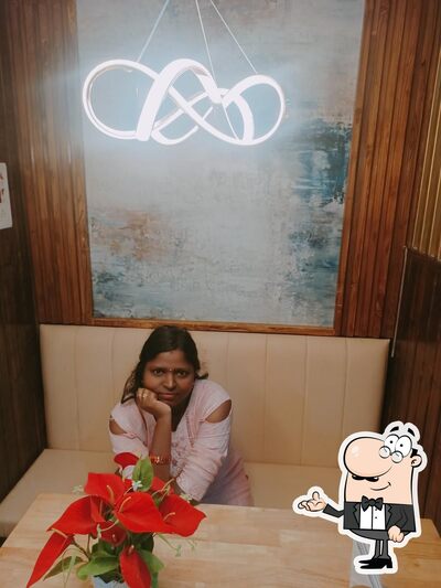 Take a seat at one of the tables at @Hungry