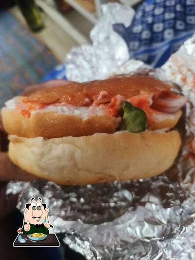 Food at Burger Cave