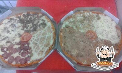 Escolha pizza no Dom CJ Pizzaria Balneário Pinhal RS