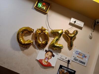 Cozy Corner has its own graphic representation