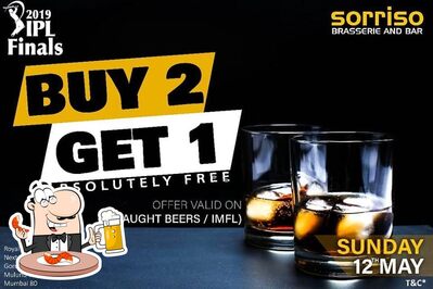 Order a pint of light or dark beer