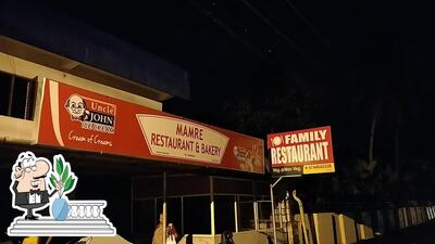 The outside area is an important feature of Mamre Restaurant