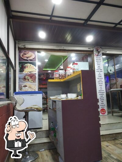The interior of DOSA HUT