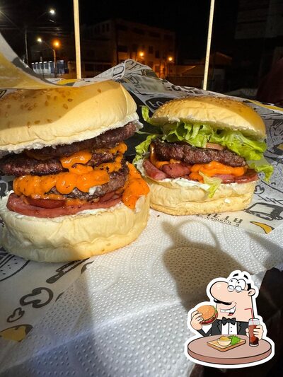 Peça um hambúrguer no King Lords Burger