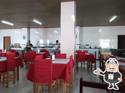 O interior do Restaurante Sabor da Montanha