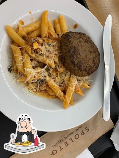 Peça batatas fritas no Restaurante Spoleto