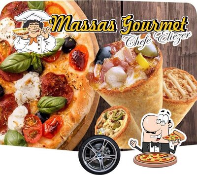 Peça diversos variedades de pizza