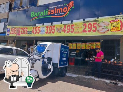 Você pode espairecer no na área externa do Bar do Careca