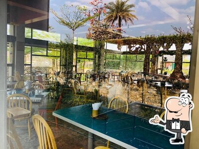Take a seat at one of the tables at Eatlicious