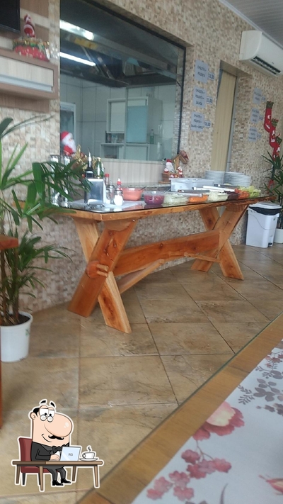 O interior do Recanto do Alemão
