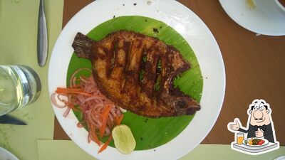 Meals at cafe terrace