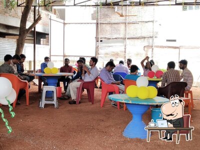 Take a seat at one of the tables at Ap39cafe