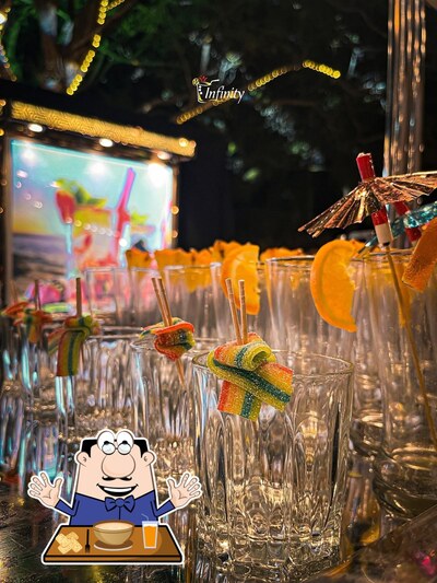 Food at Infinity Bartenders