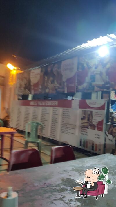 Take a seat at one of the tables at Pillali Canteen