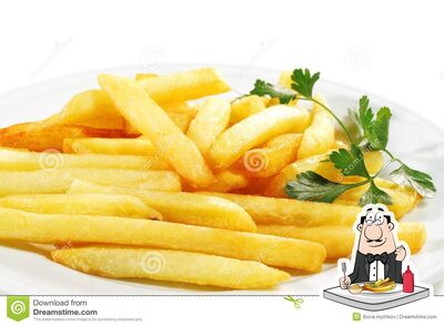 Chick Point provides French fries