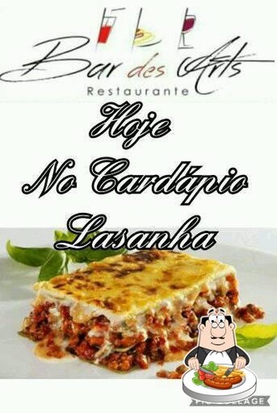 Comida em Bar des Arts